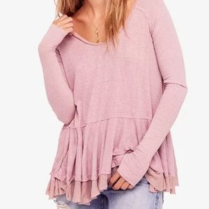 Free People tangerine top in Mauve size S